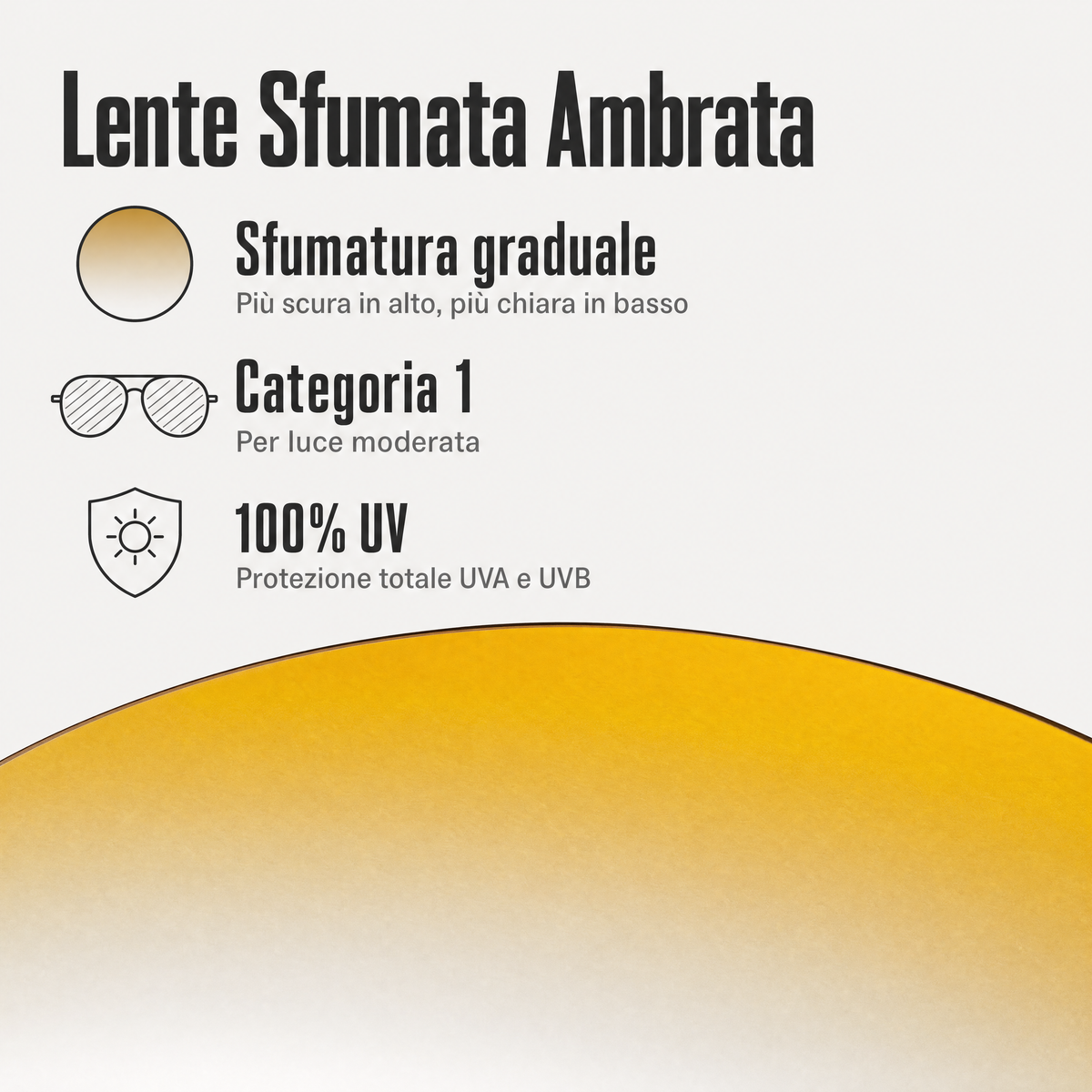Rilens — Ambra — Lente Sfumata Ambrata