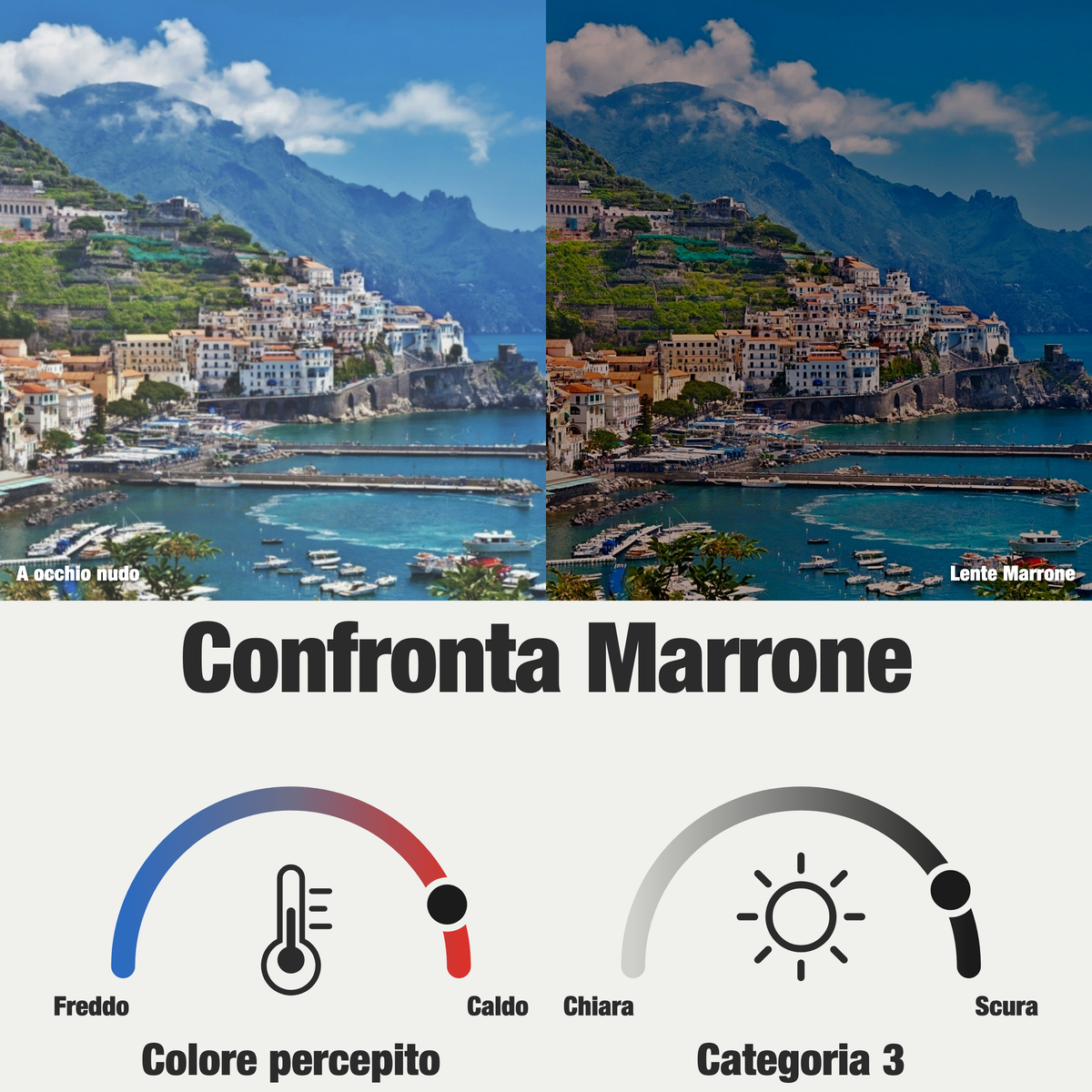 Rilens — Terra — Lente Classica Marrone
