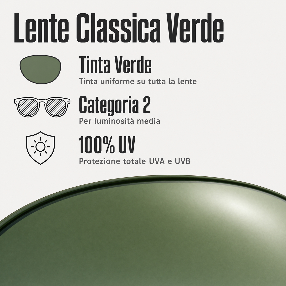 Rilens — Alloro — Lente Classica Verde