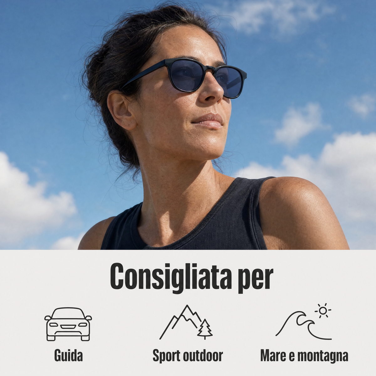 Rilens — Pietra — Lente Classica Blu-Grigio