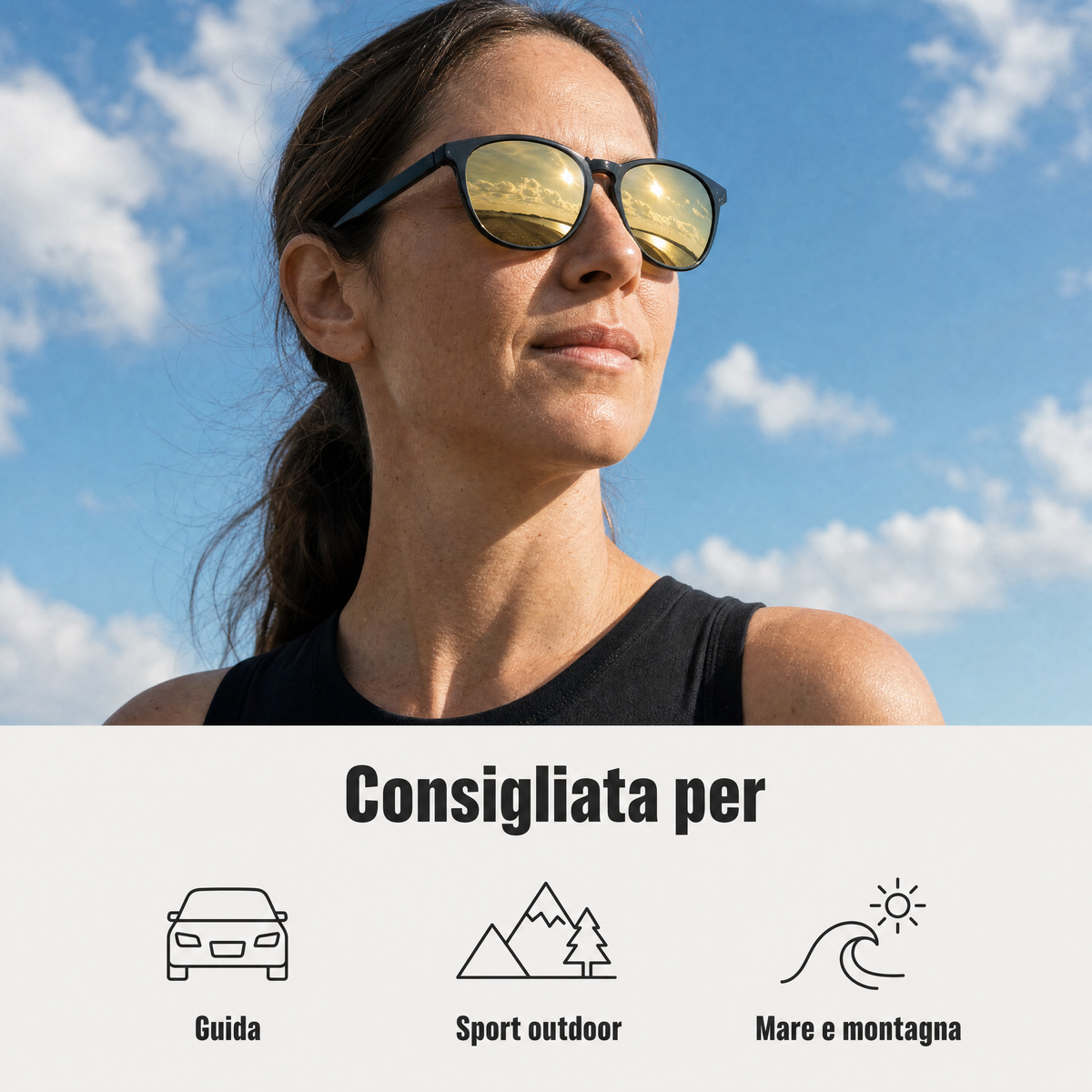 Rilens — Solstizio — Lente Specchiata Revo Giallo Limone