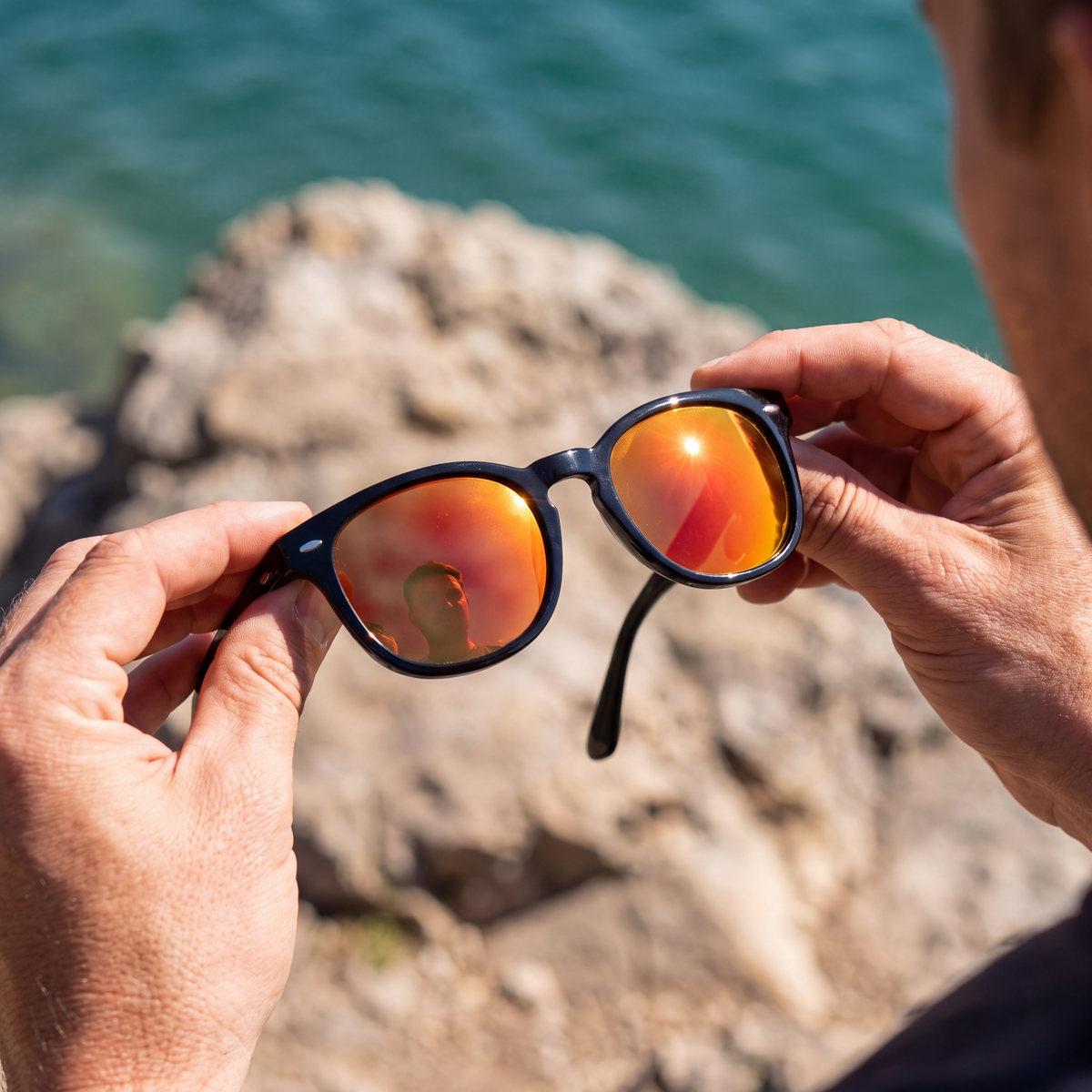 Rilens — Brace — Lente Specchiata Revo Arancio Rosso