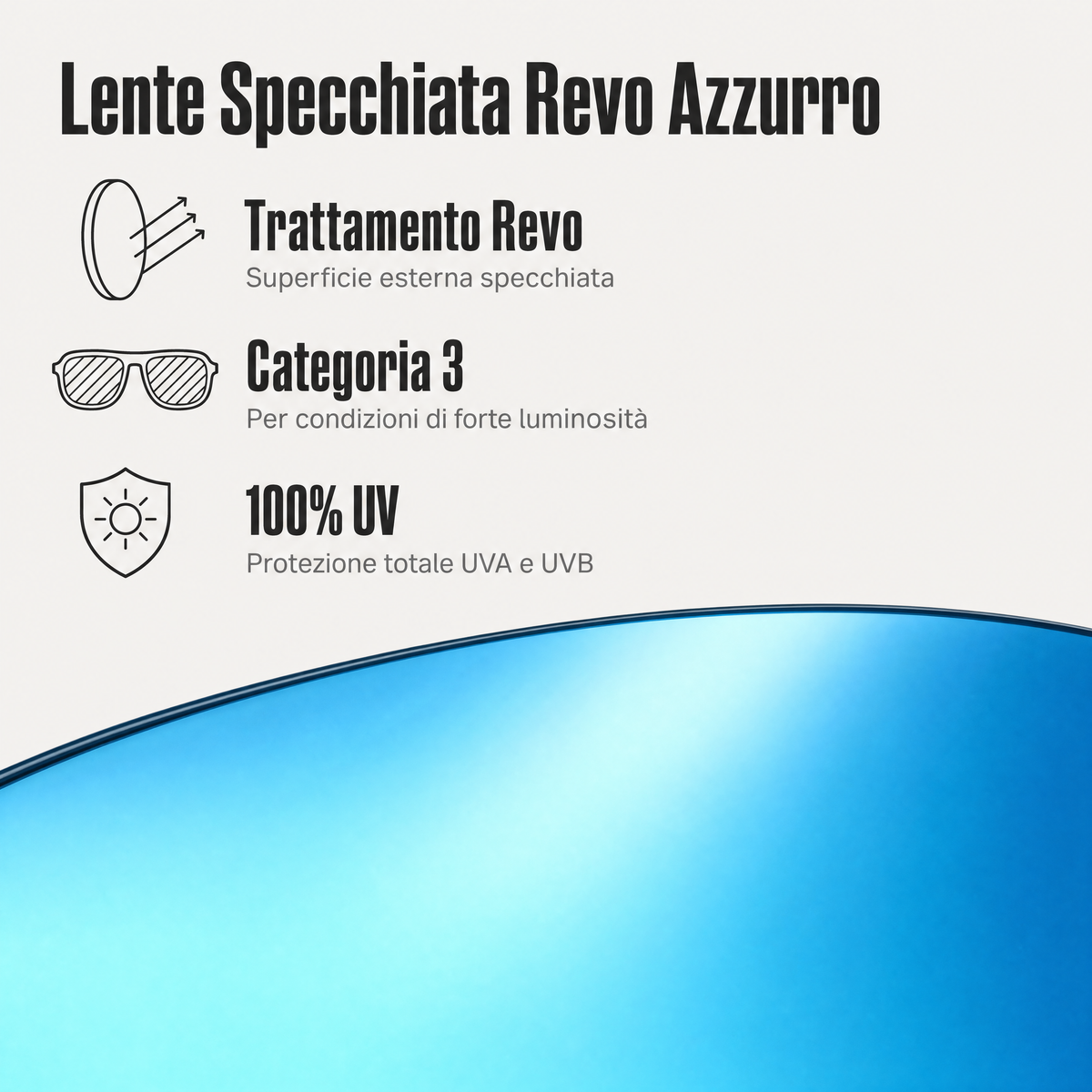 Rilens — Zenit — Lente Specchiata Revo Azzurro