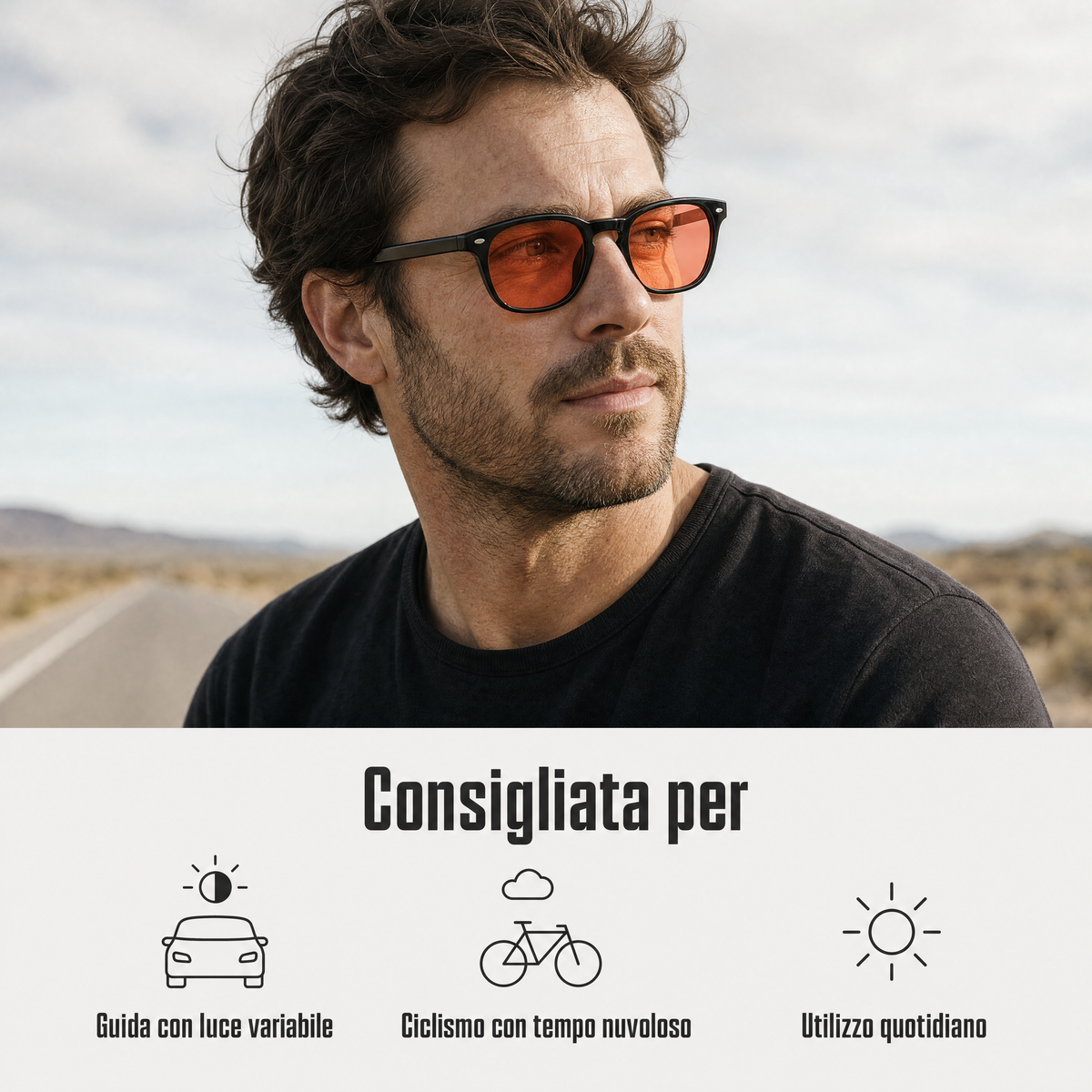 Rilens — Corallo — Lente Colorata Arancio
